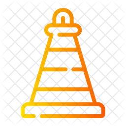 트래픽 콘  아이콘