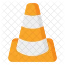 Traffic Cone Attention Alert Icon