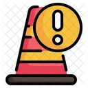 Traffic Cone Alert  Icon