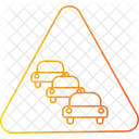 Traffic congestion warning  Icon