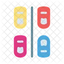 Traffic Jam Congestion Symbol