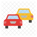 Traffic Jam Transport Car Icon