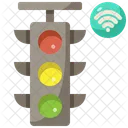 Traffic Light Wifi Domotics Icon