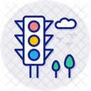 Traffic Light Navigation Semaphore Icon