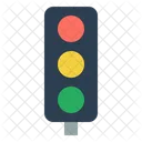 Traffic Light Road Safety Intersection Control Icon