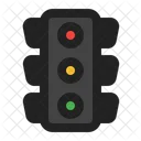 Traffic Light Road Sign Signaling Icon