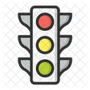 Traffic Light Signaling Light Icon