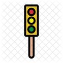 Traffic Light Red  Icon