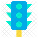 Traffic Signal Lights Red Yellow Green Icon