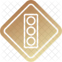 Traffic Lights Highway Lamps Icon