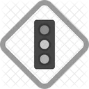 Traffic Lights Highway Lamps Icon