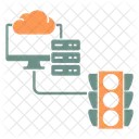 Traffic Monitoring Road Traffic Icon