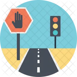 Traffic Navigation System  Icon