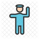 Traffic Officer Policeman Icon