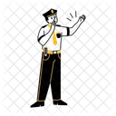 Traffic Police Officer Policeman Icon