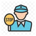 Traffic Police Avatar Icon