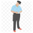Traffic Police Cop Traffic Challan Icon