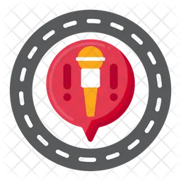 Traffic Reporting  Icon