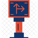 Traffic Sign Arrow Direction Icon