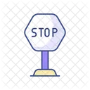 Traffic Stop Sign Stop Sign Stop Icon