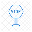 Traffic stop sign  Icon