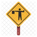 Traffic Warden Signage  Icon
