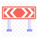 Traffic Warning Board Road Post Traffic Board Icon