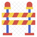 Trafficbarrier Barrier Construction Icon
