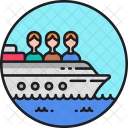 Trafficking boat  Icon