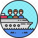 Trafficking Boat Boat Cruise Icon