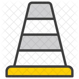 Trafic cone Flag Icon