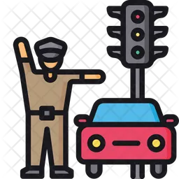 Trafic police  Icon