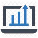 Trafico De Crecimiento Grafico Analisis Icono