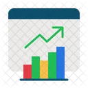 Trafico Del Sitio Web Trafico Web Analisis Web Icono