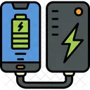 Tragbare Batterie  Symbol