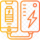 Tragbare Batterie  Symbol