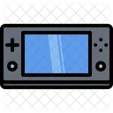 Tragbare Konsole Gamepad Videospiel Symbol