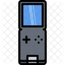 Tragbare Konsole Gamepad Videospiel Symbol