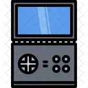 Tragbare Konsole Gamepad Videospiel Symbol