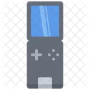 Tragbare Konsole Gamepad Videospiel Symbol