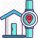 Tragbare Technologie Smart Home Smartwatch Icon