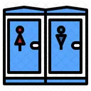 Tragbare Toilette  Symbol