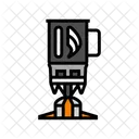 Tragbarer Gasbrenner  Symbol