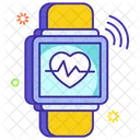 Tragbarer Tracker Smartwatch Smartarmband Symbol