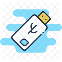 Tragbarer USB  Symbol