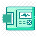 Tragbares EKG Herzmonitor Herztest Icon