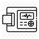 Tragbares EKG Herzmonitor Herztest Icon