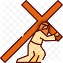 Kreuz tragen  Symbol