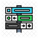 Trail Marker Mountain Icon