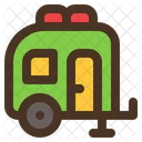 Trailer Camper Van Vehicle Icon